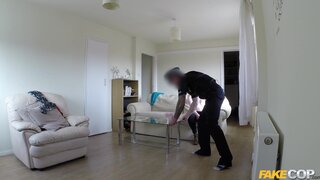 Fake Cop - Slut Gets Fucked By Cop In Her Flat - 04/18/2016