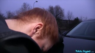 Public Agent - Gullible Ginger Fucked Over a Car - 04/29/2016