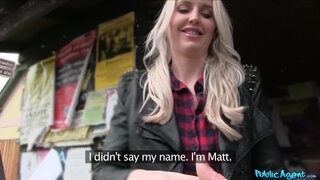 Public Agent - British Tall Blonde Fucks Stranger - 05/06/2016
