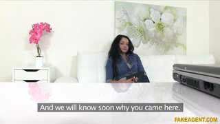 Fake Agent - Horny Student in Casting Interview - 05/07/2016