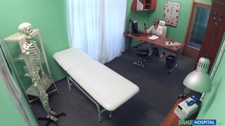Fake Hospital - Cute Redhead Rides Doctor for Cash - 05/20/2016