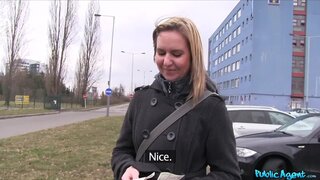 Public Agent - Blonde Sucks and Fucks in Car - 05/20/2016