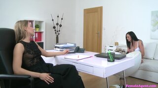 Female Agent - Hot Babe's First Lesbian Experience - 05/24/2016