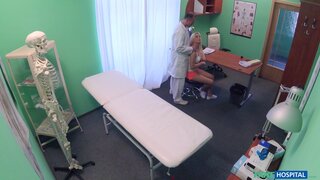 Fake Hospital - Doctor Helps Blonde Get a Wet Pussy - 06/10/2016