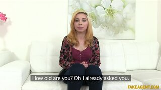 Fake Agent - Shy Student Fucks in Casting - 06/25/2016
