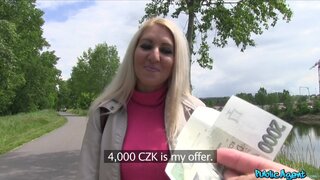 Public Agent - Hot Tattooed Blonde Fucked in a Car - 07/01/2016