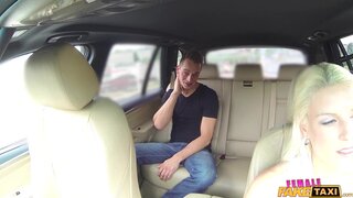 Female Fake Taxi - Busty Blonde Rides Stud's Cock - 07/07/2016