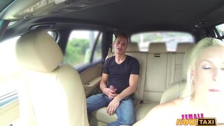 Female Fake Taxi - Busty Blonde Rides Stud's Cock - 07/07/2016