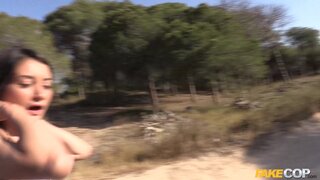 Fake Cop - Italian Takes Cop's Cock in Her Arse - 07/18/2016