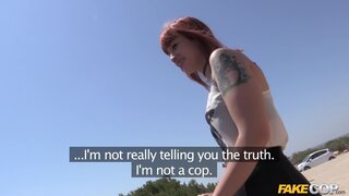 Fake Cop - Spanish Redhead Fucking a Policeman - 07/25/2016