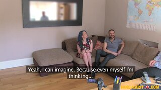 Fake Agent UK - Horny Couple Want to Fuck on Camera - 07/27/2016