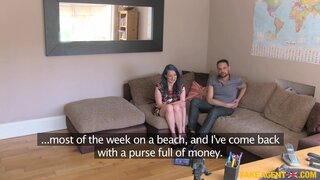 Fake Agent UK - Horny Couple Want to Fuck on Camera - 07/27/2016