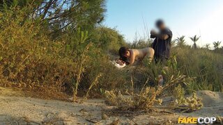 Fake Cop - Cop Fucks Cute Teen on Nudist Beach - 08/01/2016