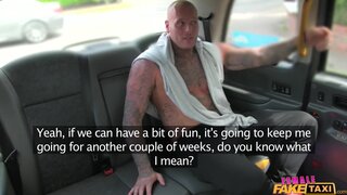 Female Fake Taxi - Stud Cums in Busty Blonde's Mouth - 08/04/2016