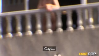 Fake Cop - Blonde Exhibitionist Fucked by Cop - 08/15/2016