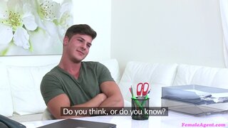Female Agent - Tight Wet Pussy Tests Stud's Stamina - 09/13/2016