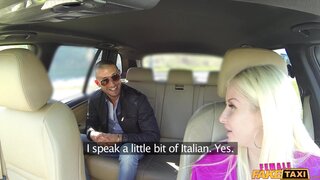 Female Fake Taxi - Italian Tourist Fucks Busty Driver - 09/15/2016