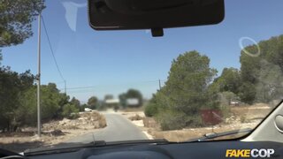 Fake Cop - Spanish Slut Fucks Cop for Gasoline Trip - 09/19/2016