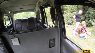 Fake Taxi - Hot Blonde on Taxi Cab Bonnet - 09/29/2016