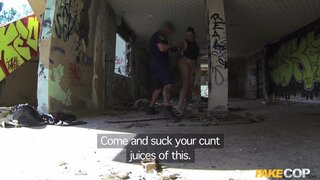 Fake Cop - Caught with Dildo and Fucked by Cop - 10/03/2016
