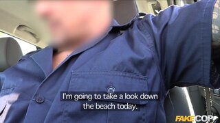 Fake Cop - British Blonde Fucked in Spain by Cop - 10/10/2016