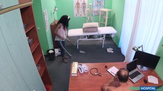 Fake Hospital - Two Cum Loads for Tight Ebony Pussy - 10/14/2016