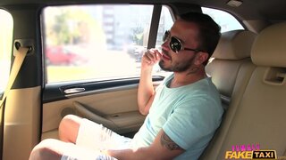 Female Fake Taxi - Brunette Cabbie Fucked in Car Trunk - 10/16/2016
