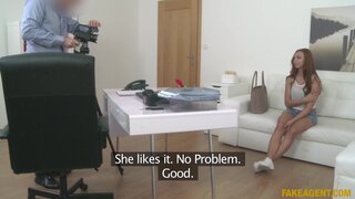 Fake Agent - Shy Amateur Loves Sucking Cock - 10/22/2016