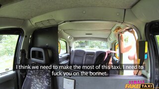 Female Fake Taxi - Lesbian Bonnet Sex With Cute Asian - 10/23/2016