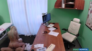 Fake Hospital - Buxom Russian Babe Swallows Cumload - 11/04/2016