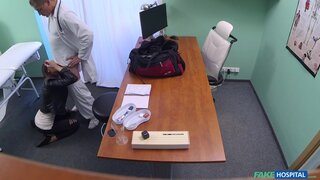 Fake Hospital - Dirty doctor creampies female thief - 12/09/2016
