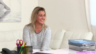 Female Agent - Minx cheats on boyfriend with agent - 12/13/2016