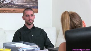 Female Agent - Massive cumshot covers agents pussy - 12/20/2016