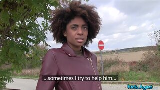 Public Agent - Ebony With Hot Body Fucked in a Car - 12/25/2016
