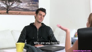 Female Agent - American Stud Cums on Agents Face - 12/27/2016