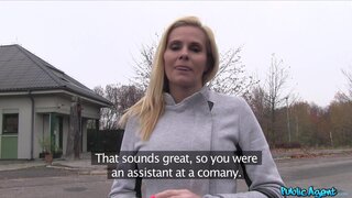 Public Agent - Desperate MILF Fucks for a Job - 01/01/2017