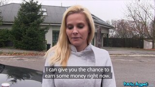 Public Agent - Desperate MILF Fucks for a Job - 01/01/2017