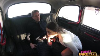 Female Fake Taxi - Sexy Driver Fucks Fare to Get Even - 01/22/2017