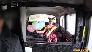 Fake Taxi - Driver Fucks Cute Valentine Clown - 02/12/2017
