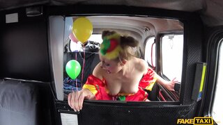 Fake Taxi - Driver Fucks Cute Valentine Clown - 02/12/2017