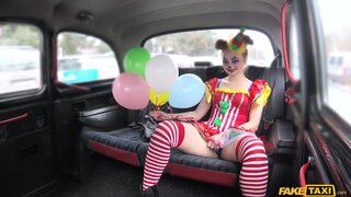 Fake Taxi - Driver Fucks Cute Valentine Clown - 02/12/2017