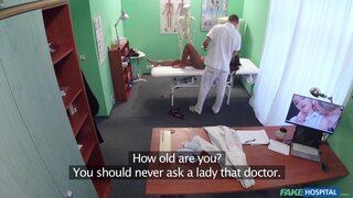 Fake Hospital - Ebony Babe Has Pussy Inspected - 02/15/2017