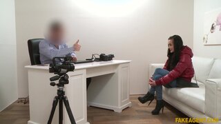 Fake Agent - Office Blowjob for Lucky Agent - 02/21/2017