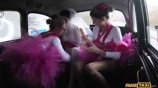 Fake Taxi - Hen party gets wild in Prague taxi - 03/12/2017
