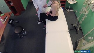 Fake Hospital - Kazakh Chick Busts Doctors Bollocks - 03/15/2017