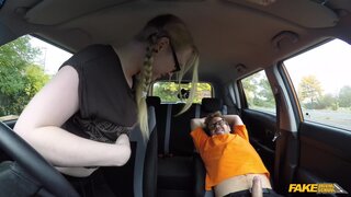 Fake Driving School - Giggly Marketing Student Creampie - 03/17/2017