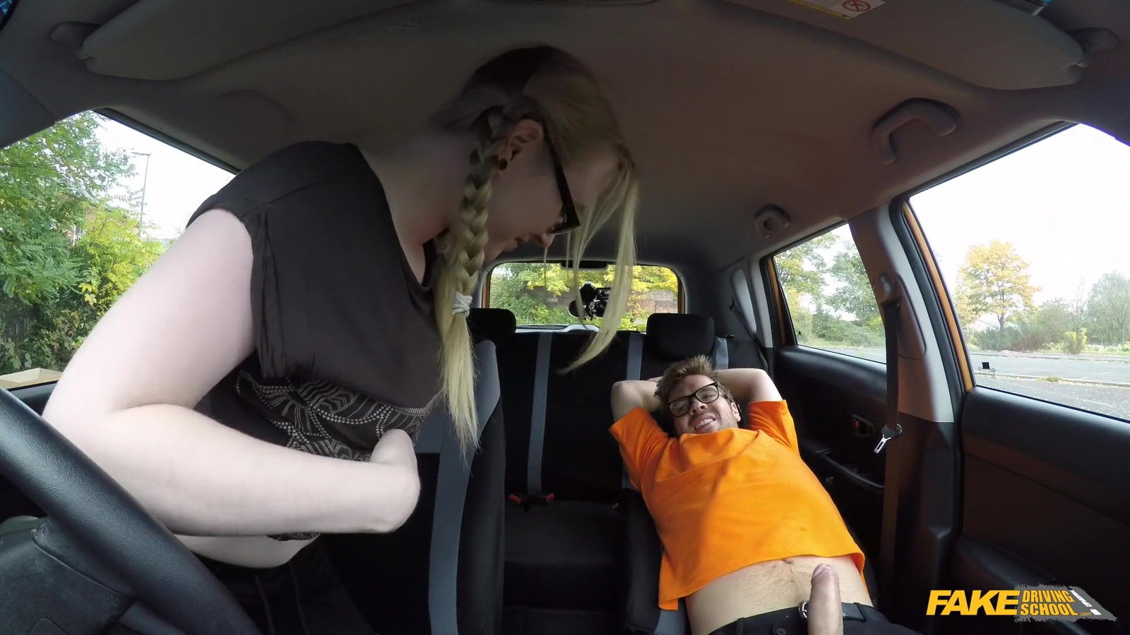 Fake Driving School - Giggly Marketing Student Creampie - 03/17/2017