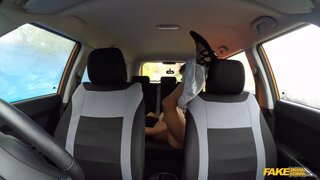 Fake Driving School - Ebonys lesson ends in creampie - 03/18/2017