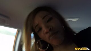 Fake Driving School - Ebonys lesson ends in creampie - 03/18/2017