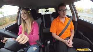 Fake Driving School - Italian Student Seduces Instructor - 03/20/2017